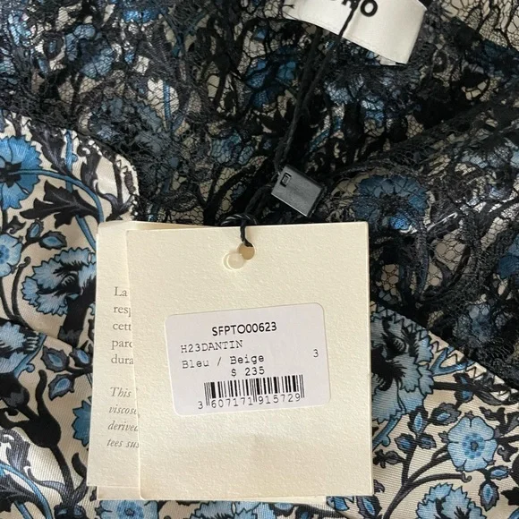 Sandro Dantin lace floral  camisole - Picture 12 of 13